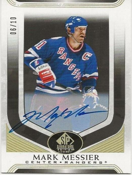 Mark Messier [Black Autograph] #303