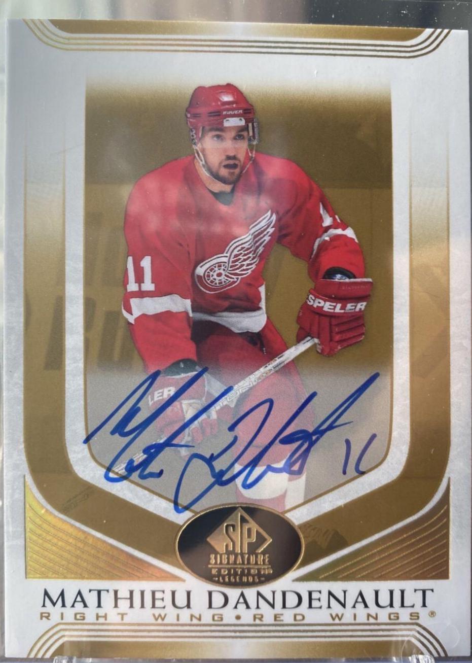 Mathieu Dandenault [Gold Spectrum Autograph] #148