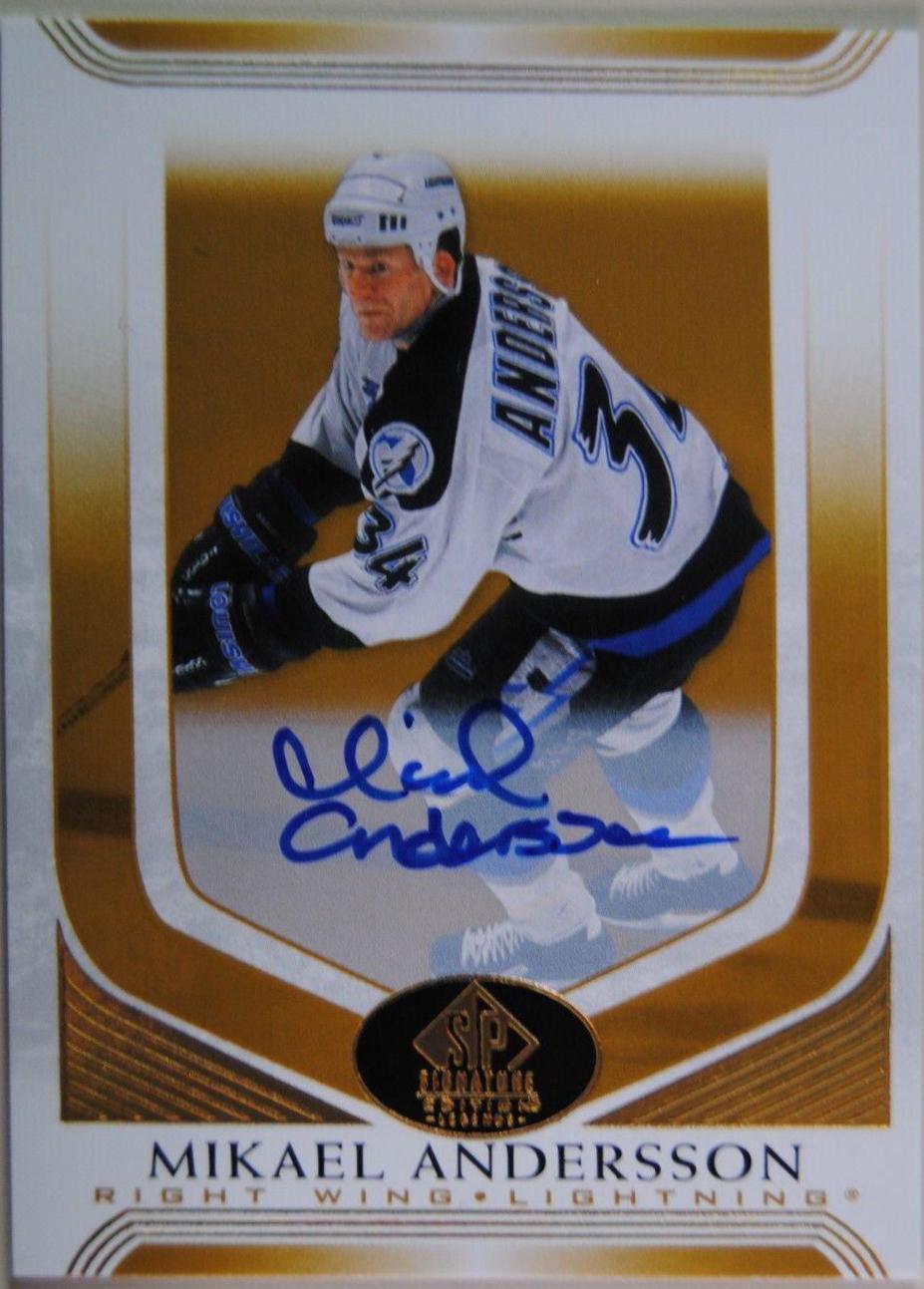 Mikael Andersson [Black Autograph] #95