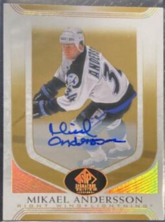 Mikael Andersson [Gold Spectrum Autograph] #95