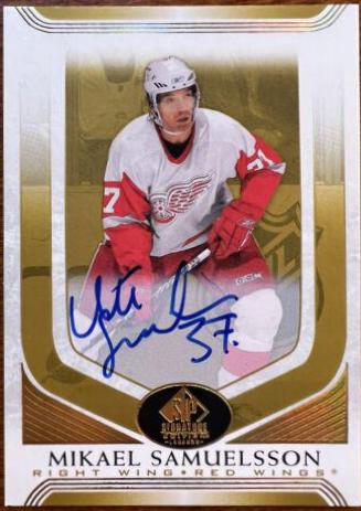 Mikael Samuelsson [Gold Spectrum Autograph] #77