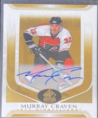 Murray Craven [Black Autograph] #32