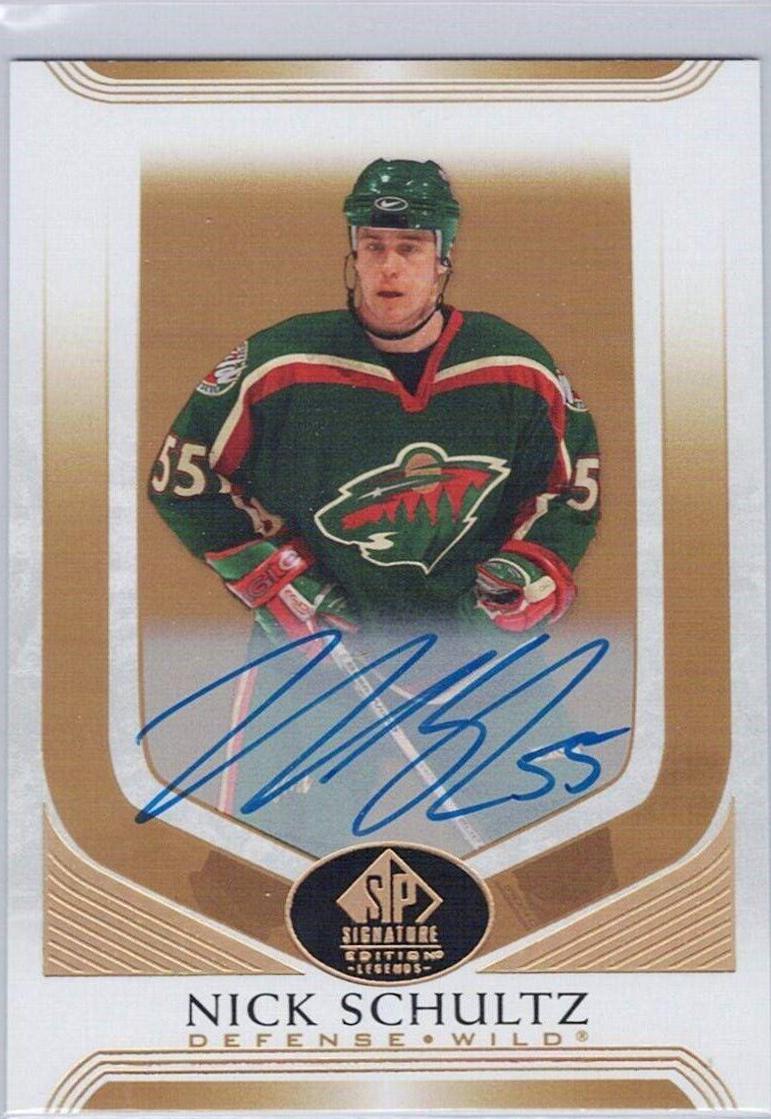 Nick Schultz [Gold Spectrum Autograph] #124