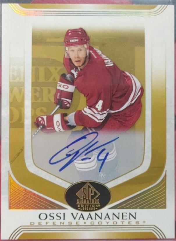 Ossi Vaananen [Black Autograph] #225