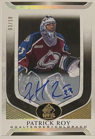 Patrick Roy [Black Autograph] #331