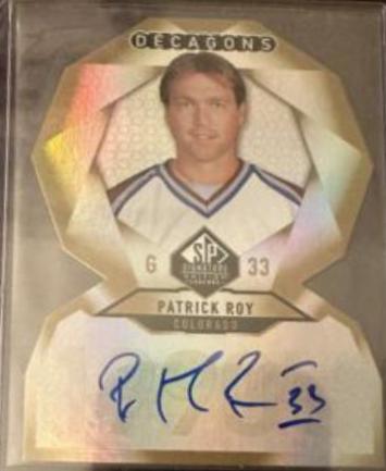 Patrick Roy [Gold Spectrum Autograph] #331
