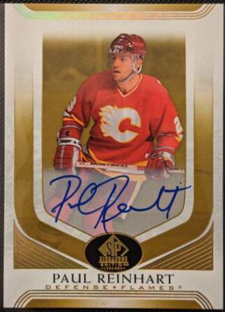 Paul Reinhart [Gold Spectrum Autograph] #97
