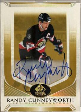 Randy Cunneyworth [Black Autograph] #184