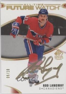 Rod Langway [Black Autograph] #360