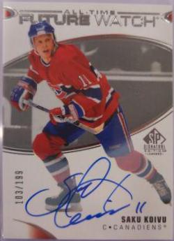 Saku Koivu [Autograph] #386