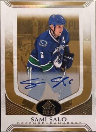 Sami Salo [Black Autograph] #141
