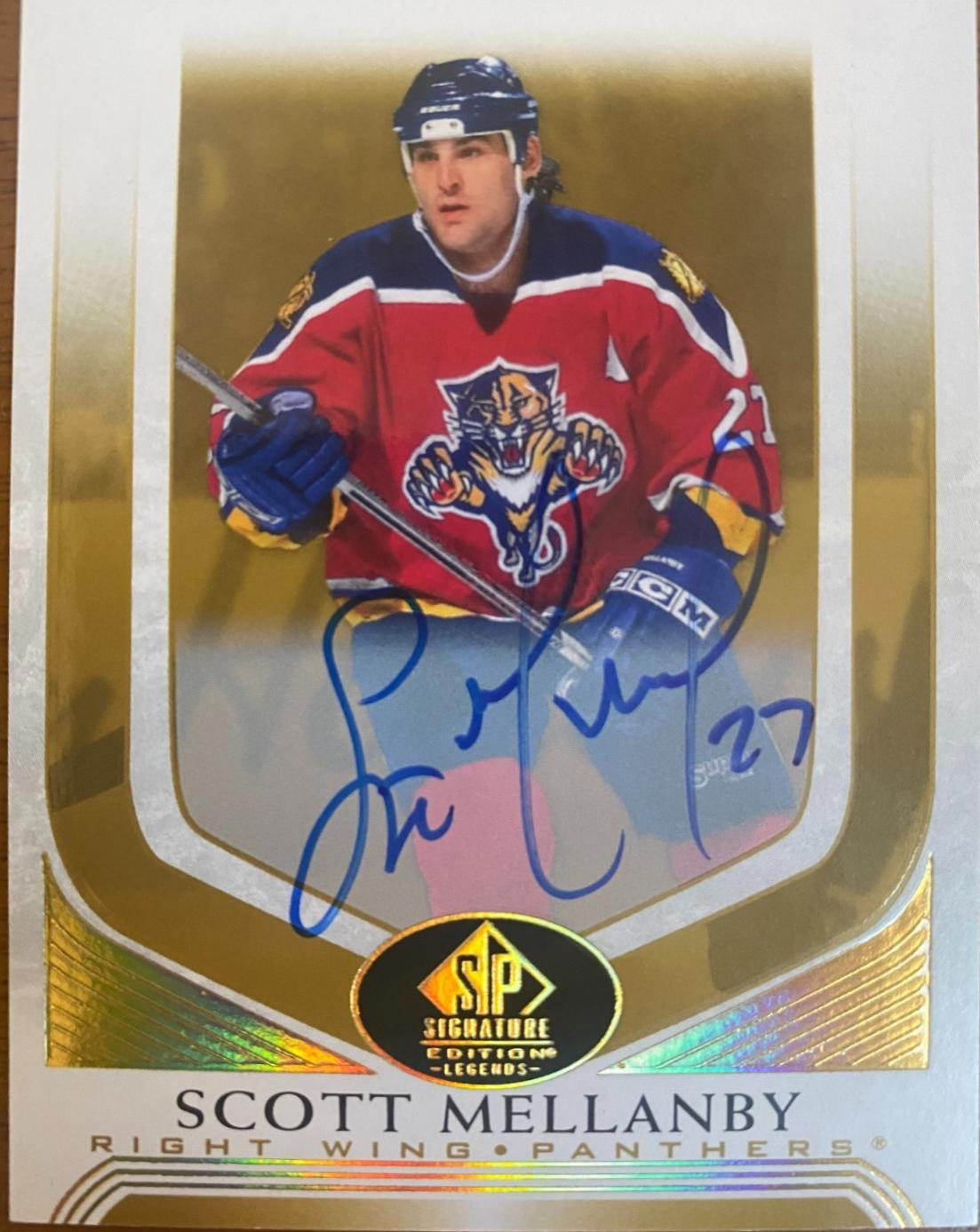 Scott Mellanby [Black Autograph] #4