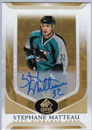 Stephane Matteau [Gold Spectrum Autograph] #233