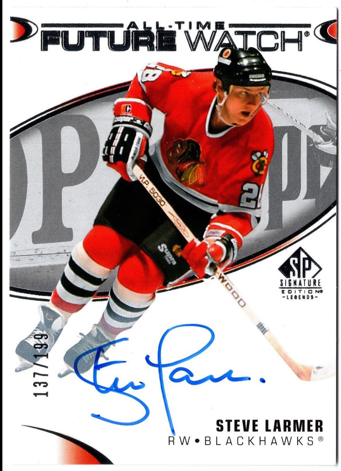 Steve Larmer [Autograph] #378