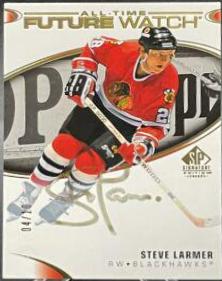 Steve Larmer [Black Autograph] #378