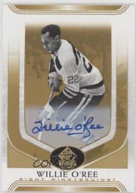 Willie O'Ree [Gold Spectrum Autograph] #142