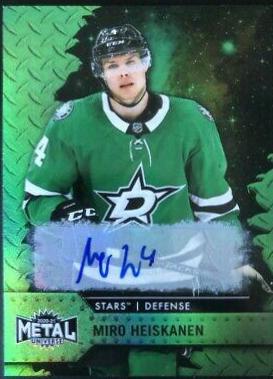 Miro Heiskanen [Autograph Green] #69