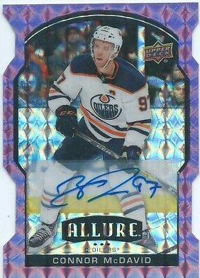 Connor McDavid [Purple Diamond Autograph] #50