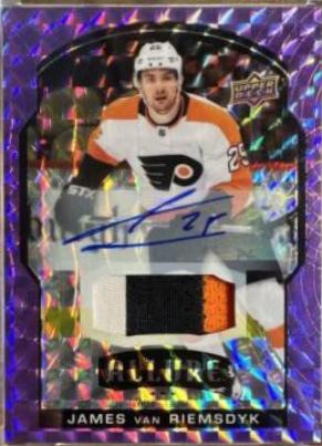 James van Riemsdyk [Purple Diamond Autograph Patch] #17
