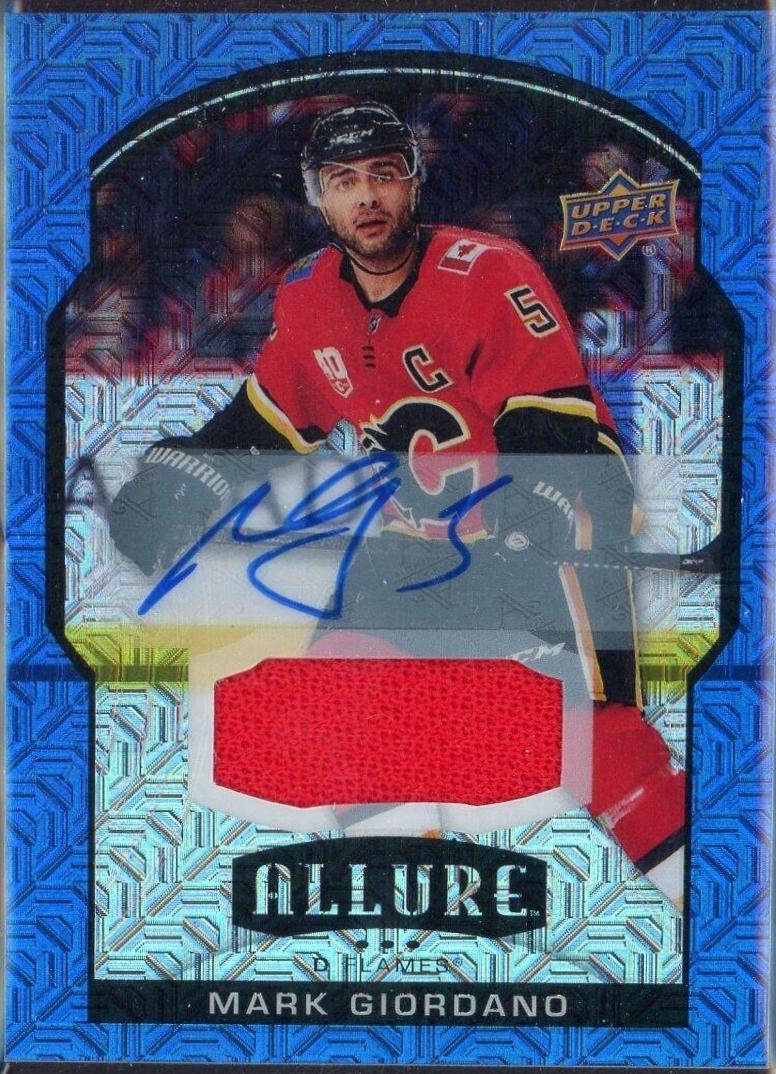 Mark Giordano [Blue Line Autograph Jersey] #34