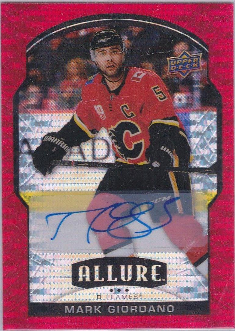Mark Giordano [Red Rainbow Autograph] #34