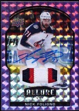 Nick Foligno [Purple Diamond Autograph Patch] #51