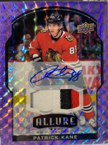 Patrick Kane [Purple Diamond Autograph Patch] #60
