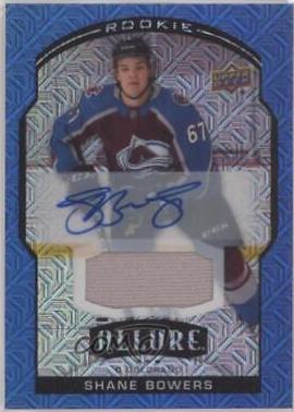 Shane Bowers [Blue Line Autograph Jersey] #87
