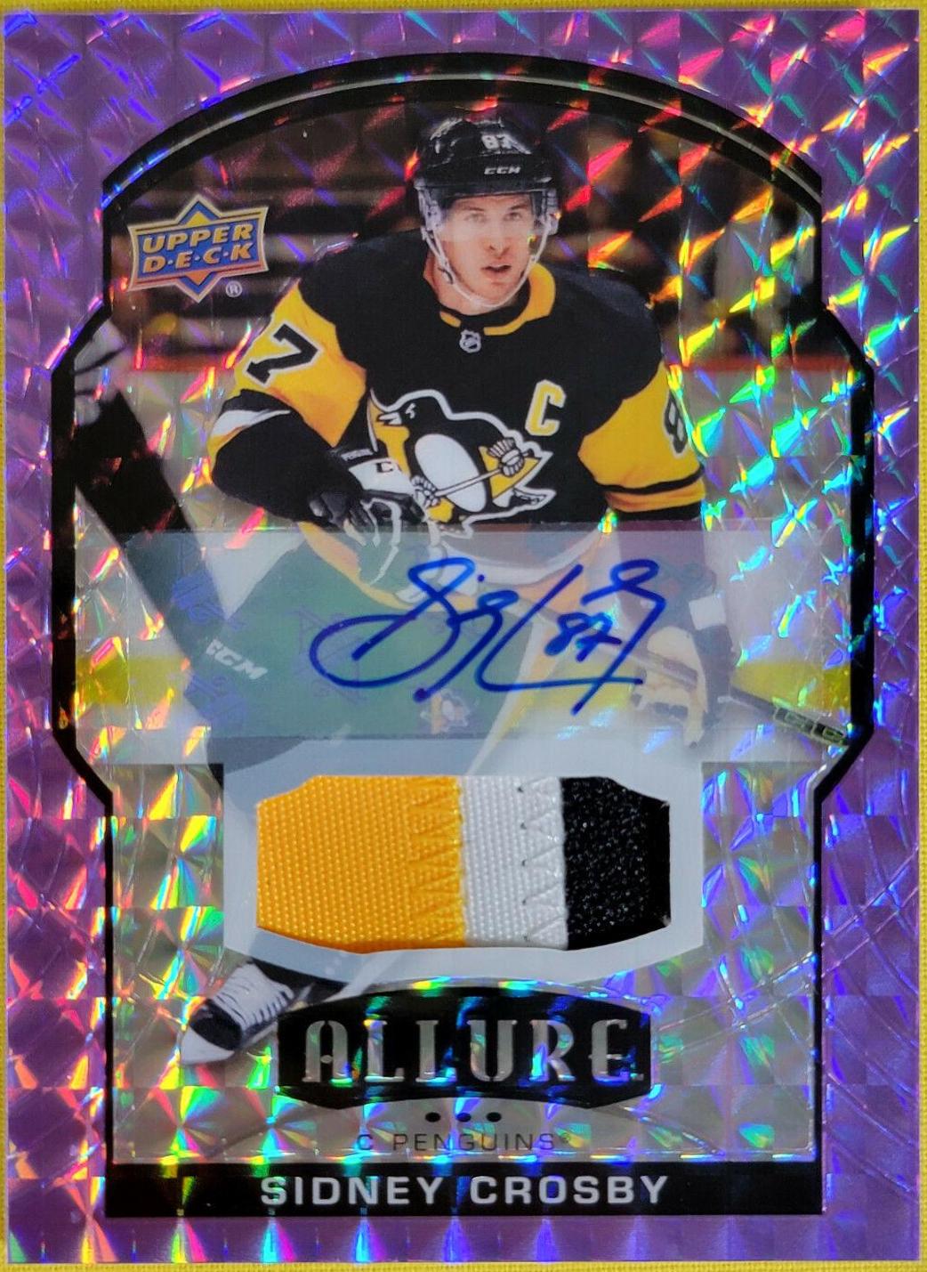 Sidney Crosby [Purple Diamond Autograph Patch] #70