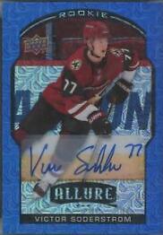 Victor Soderstrom [Blue Line Autograph] #90