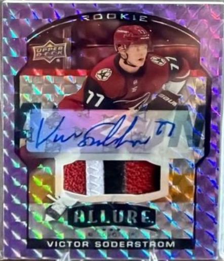 Victor Soderstrom [Purple Diamond Autograph] #90
