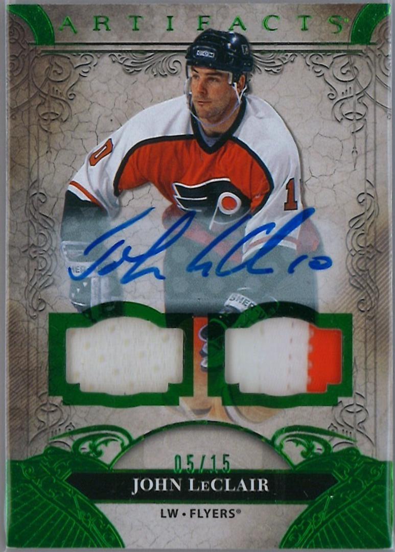 John LeClair [Autograph Material Emerald] #157