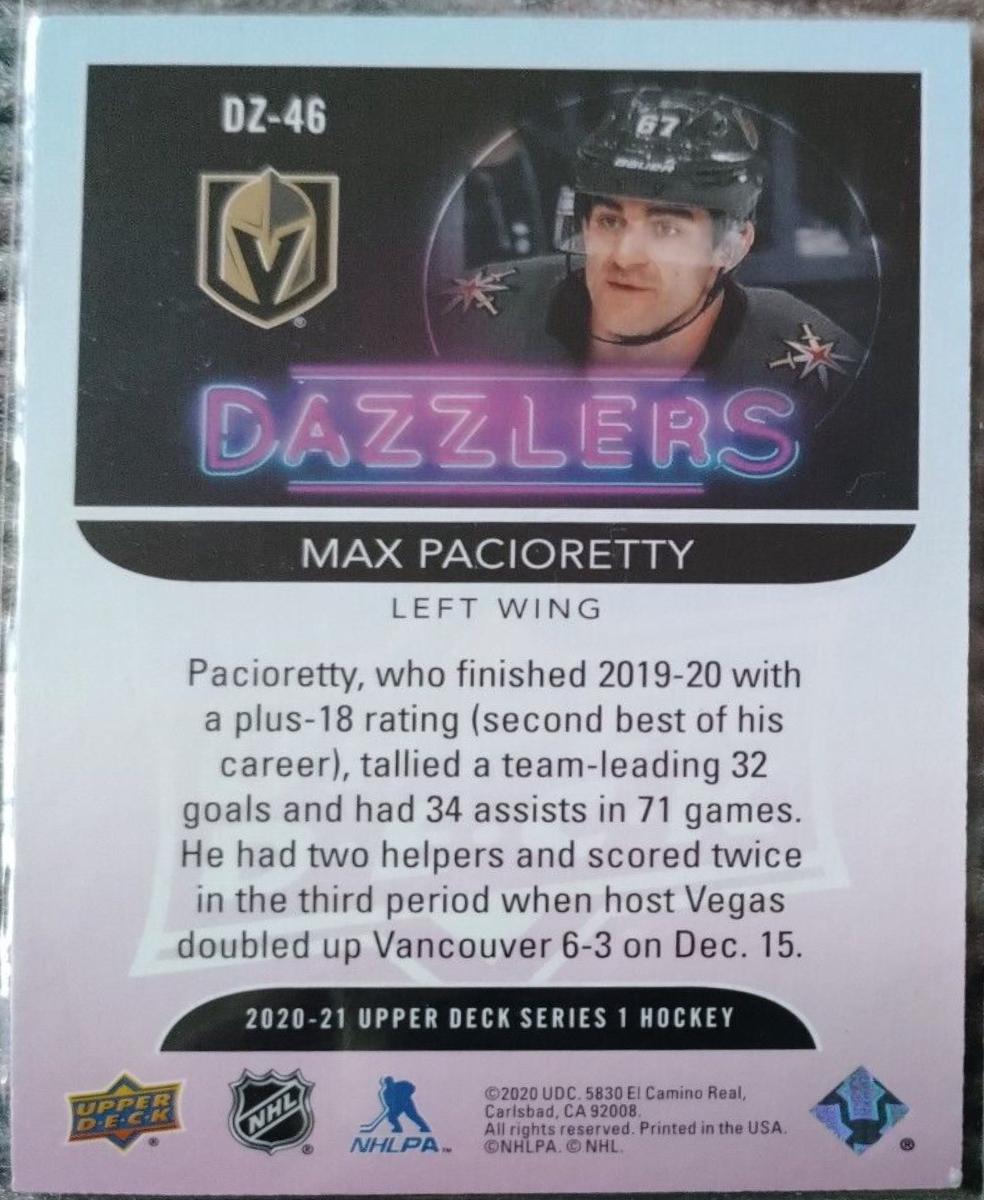 Max Pacioretty [Orange] #DZ-46