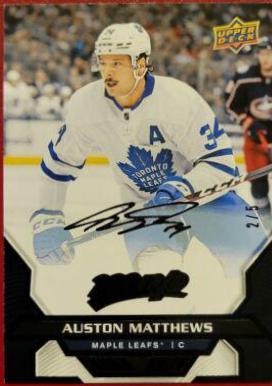Auston Matthews [Super Script Black] #204