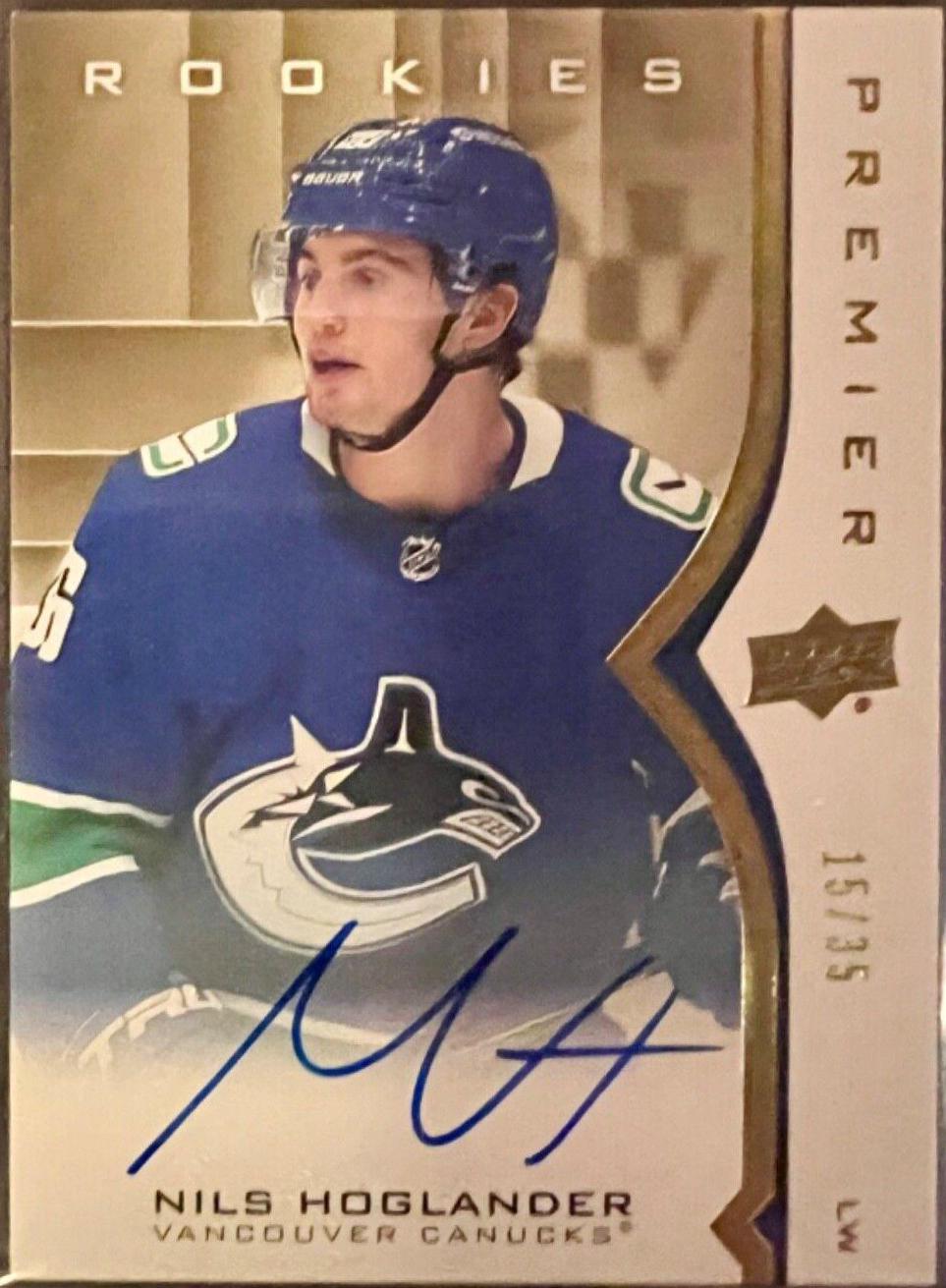Nils Hoglander [Gold Spectrum Autograph] #90