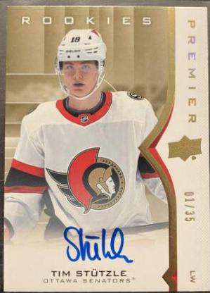Tim Stutzle [Gold Spectrum Autograph] #75