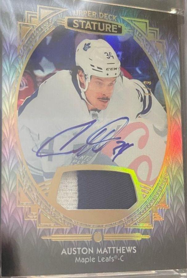 Auston Matthews [Portrait Patch Autograph] #26