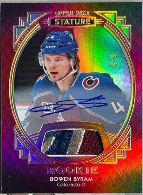 Bowen Byram [Portrait Patch Red Autograph] #179