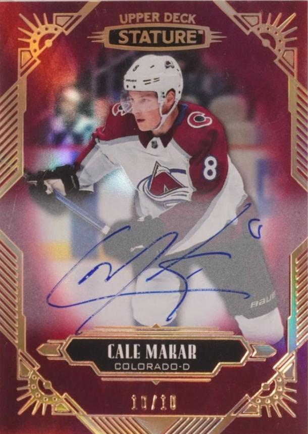 Cale Makar [Red Autograph] #17