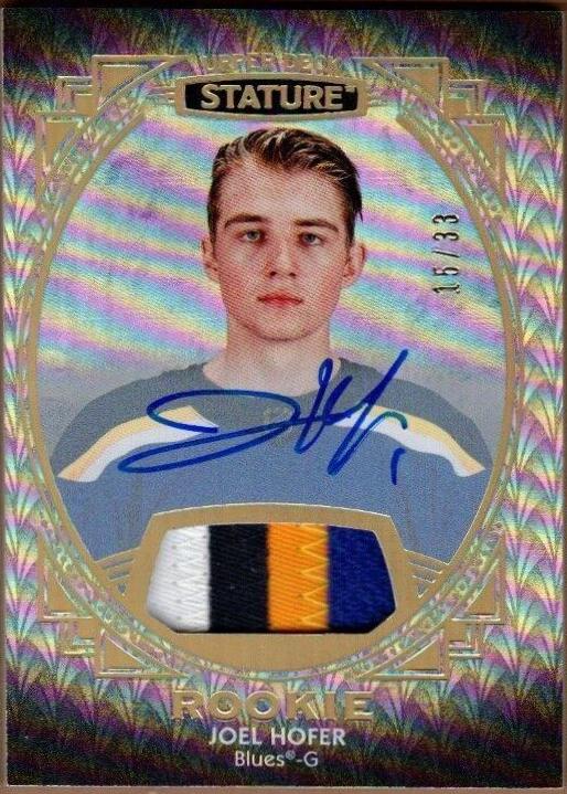 Joel Hofer [Portrait Patch Autograph] #124