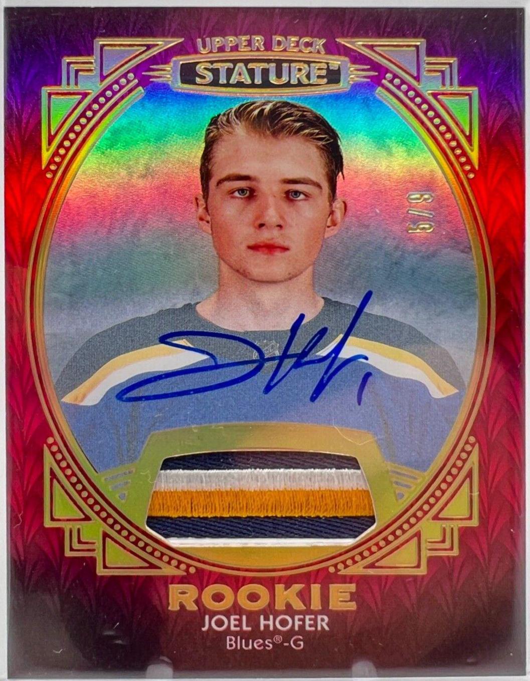 Joel Hofer [Portrait Patch Red Autograph] #124