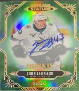 John Leonard [Green Autograph] #128