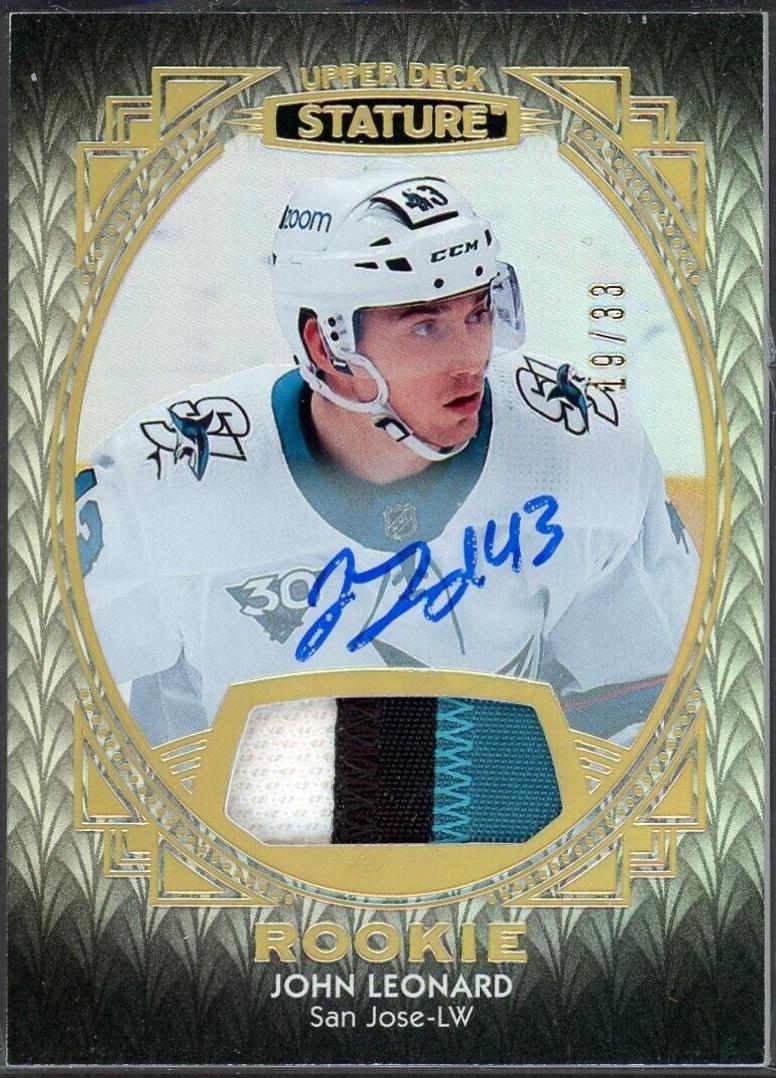 John Leonard [Portrait Patch Autograph] #128