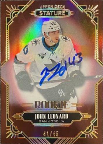 John Leonard [Red Autograph] #128