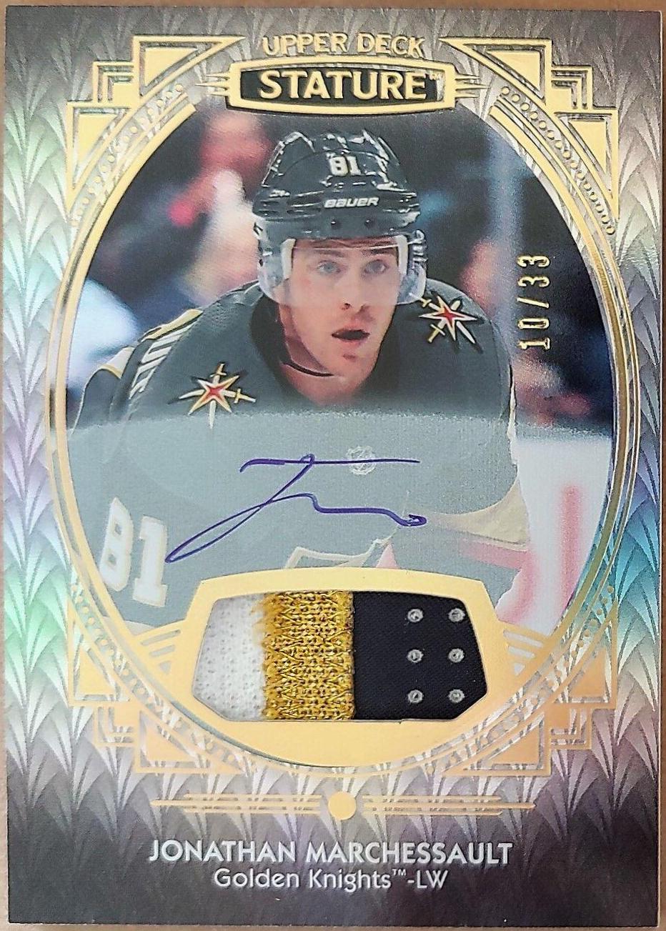 Jonathan Marchessault [Portrait Patch Autograph] #53