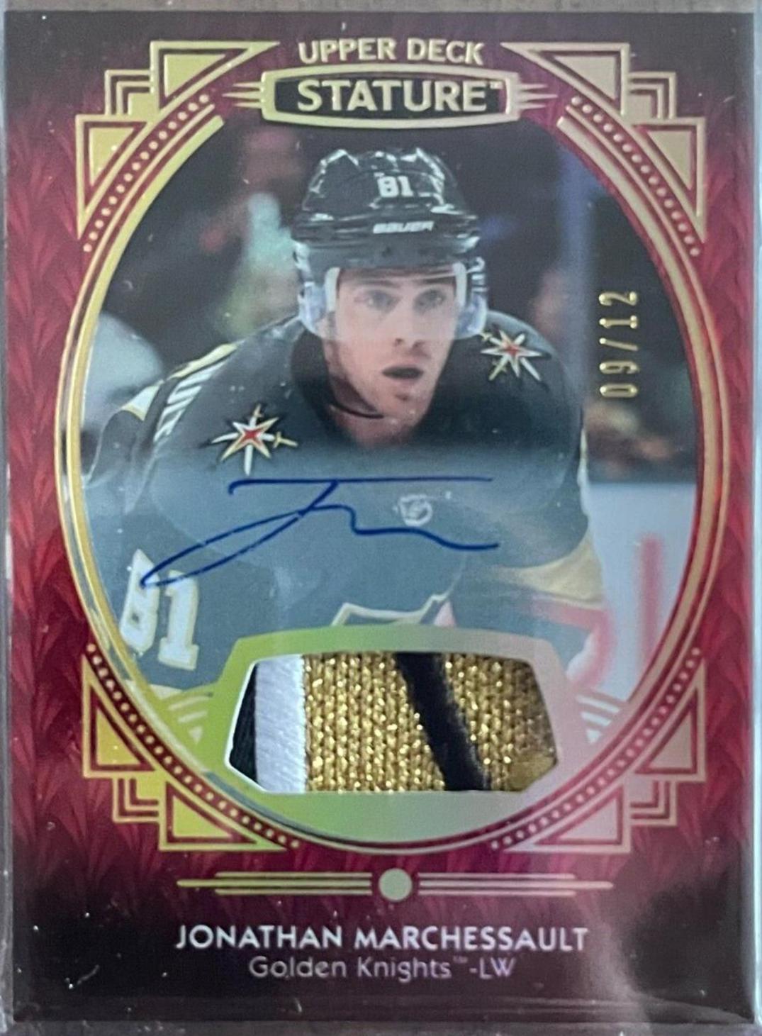 Jonathan Marchessault [Portrait Patch Red Autograph] #53