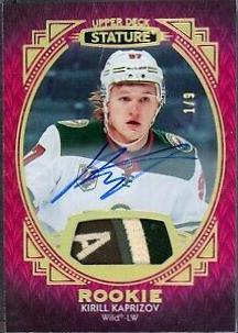 Kirill Kaprizov [Portrait Patch Red Autograph] #102