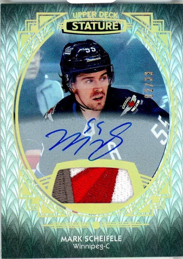 Mark Scheifele [Portrait Patch Autograph] #12