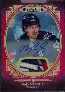 Mark Scheifele [Portrait Patch Red Autograph] #12
