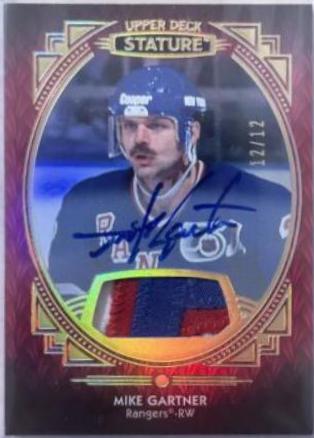 Mike Gartner [Portrait Patch Autograph] #95